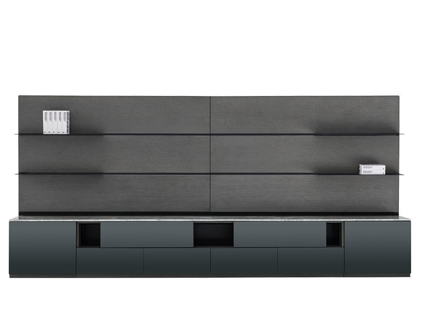 Оборудованная стена из шпона HC28 maison Rhythm ARCH-00051212