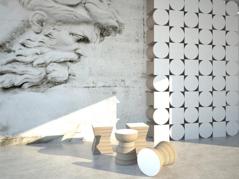 Staygreen Табурет из крафт-бумаги Cork sun-id-1377961 - Вид №9