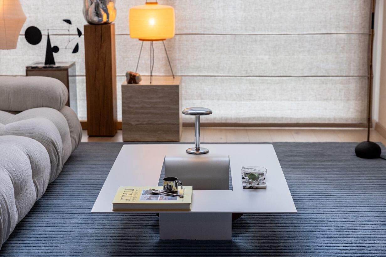 Низкий журнальный столик из листового металла Metallbude CUT ARCH-00111188 - Вид №34