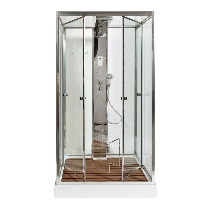 B09S+ эл. BLACK Душевая кабина DETO Серия B Z122 ESPOO с паром - Вид №18