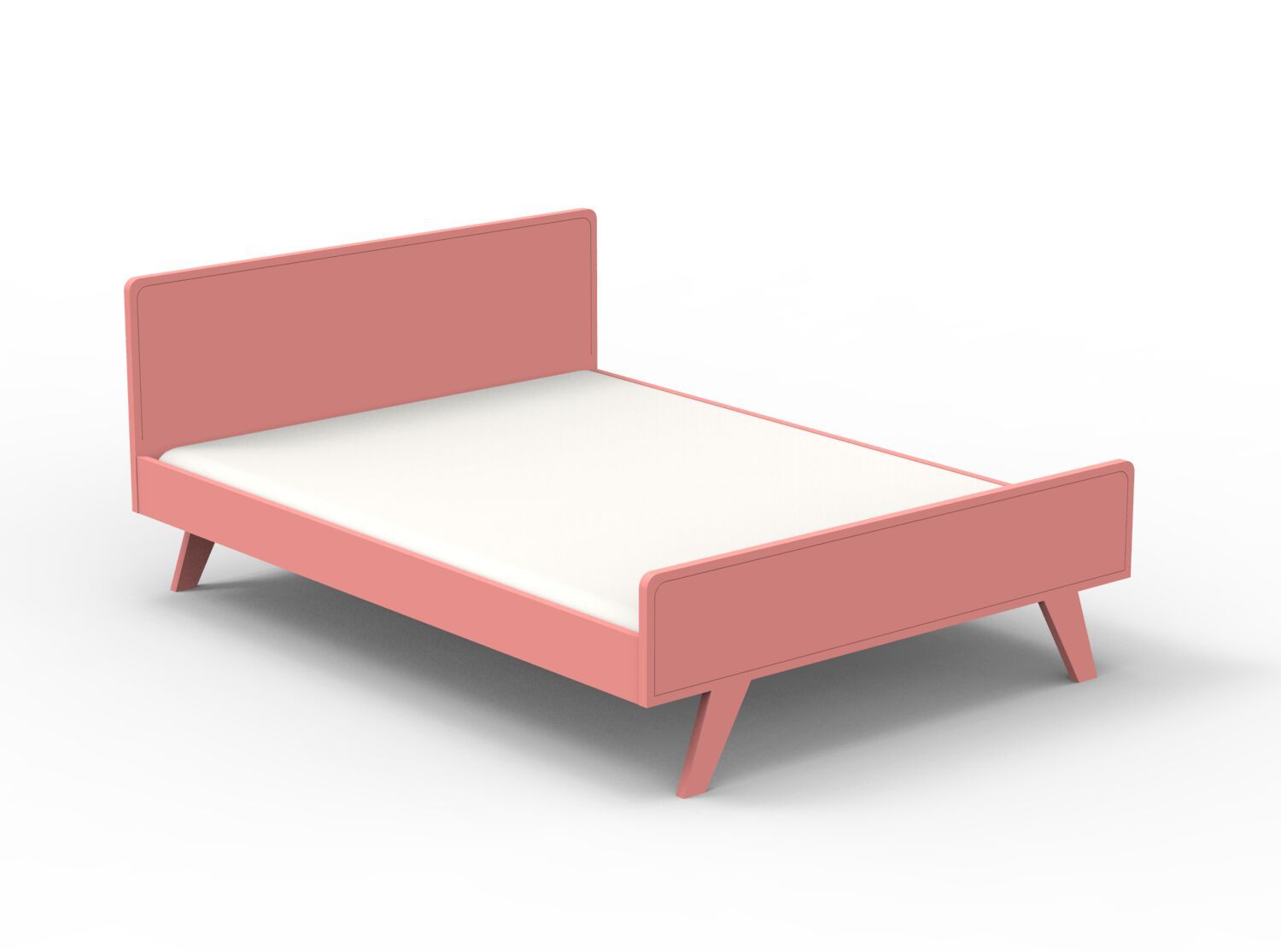 Односпальная кровать из МДФ Mathy by Bols MADAVIN ARCH-00012364 - Вид №17