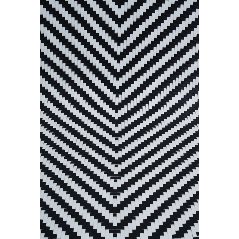 BEGINIA Nero - садовый стул из искусственного ротанга с графичным узором 89381721 STLM-1563652 - Вид №2