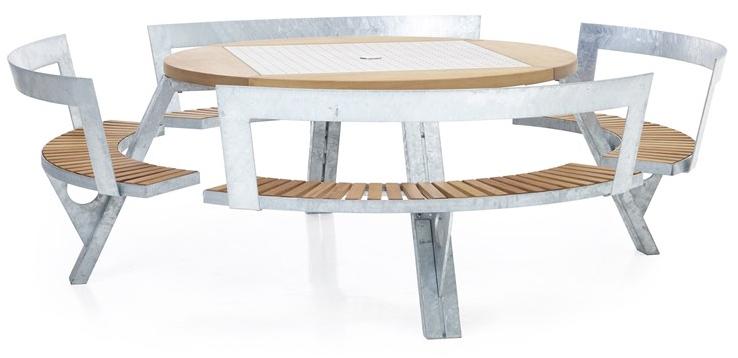 Extremis Стол для пикника со встроенными скамейками sun-id-1440690 - Вид №7