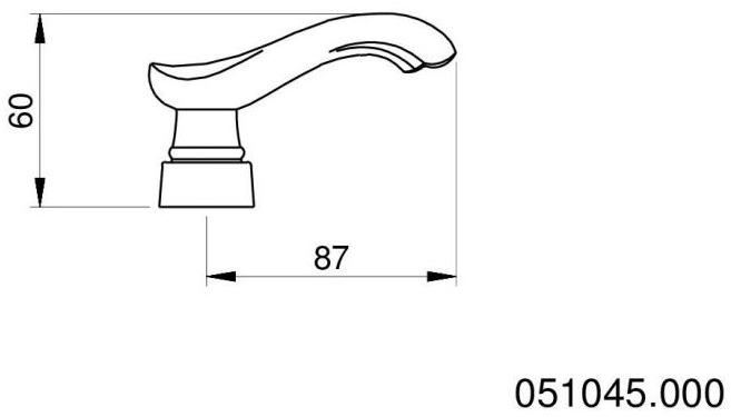 Bronces Mestre Удаленная команда Shower system 051045.000.62 - Вид №1