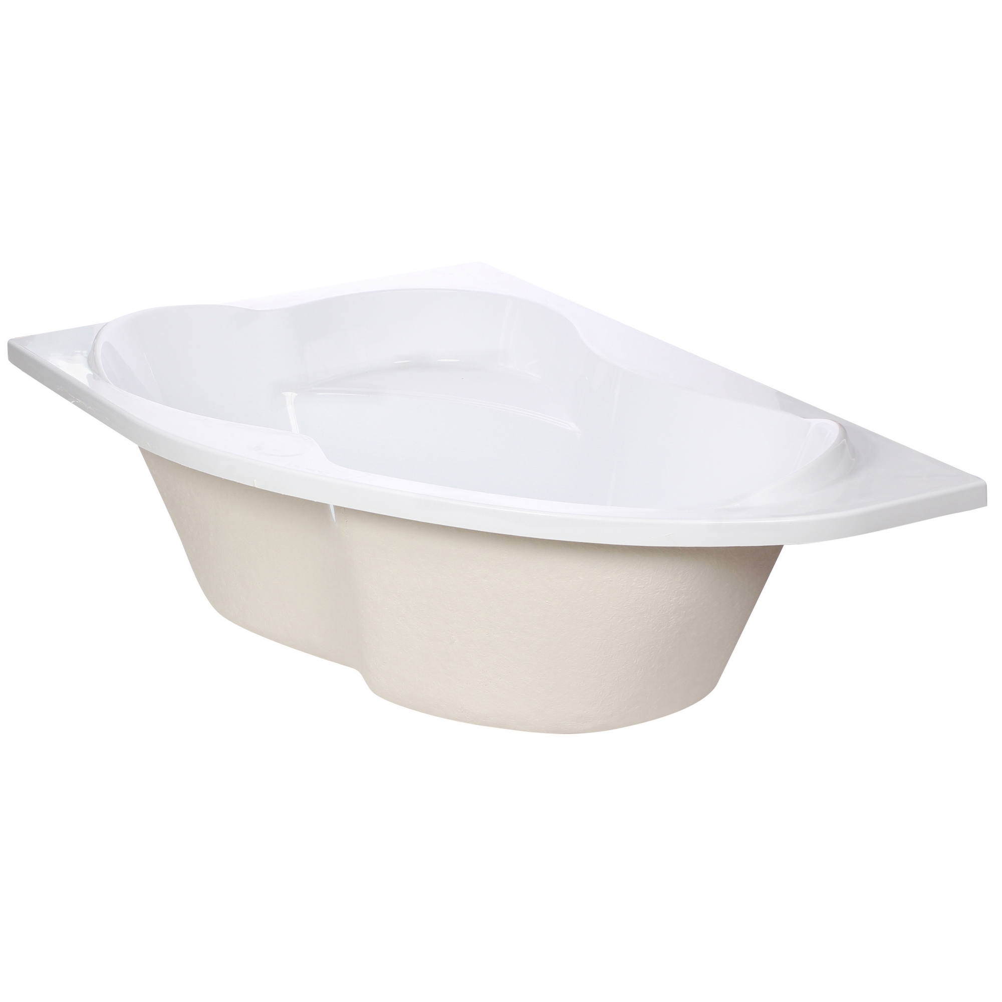 Асимметричная ванна Sensea Glow левосторонняя 160×100 см 81944581 STLM-0014292 - Вид №1