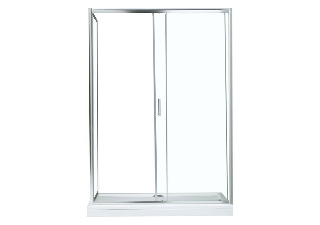 Душевая дверь Aquanet SD-1400A 140, прозрачное стекло 00209408 - Вид №1