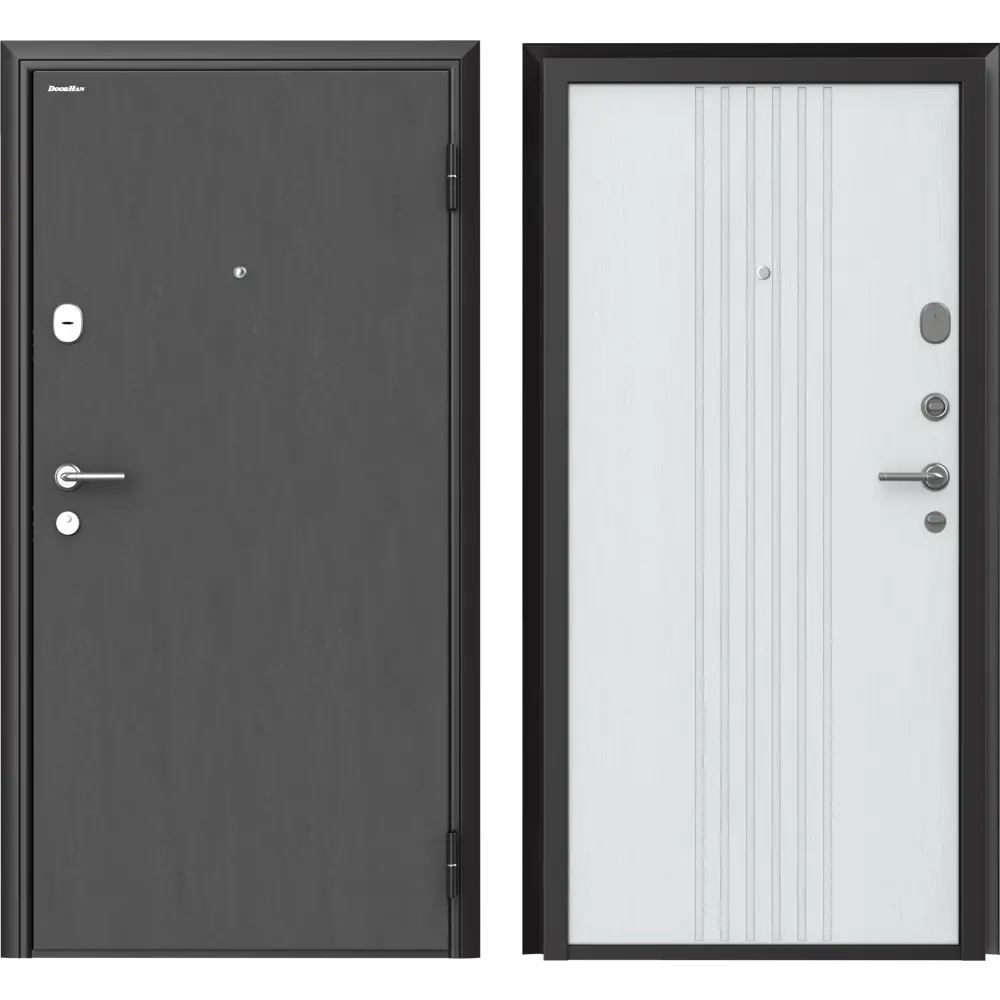 Дверь входная металлическая Премиум New 98x205 см правая белый 88483559 STLM-2095173 DOORHAN 