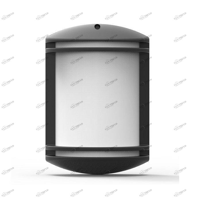 Уличный светильник настенный с белым плафоном черный "Орхидея" 400-000-124 HOROZ ОРХИДЕЯ 00-3898459 Белый;черный 