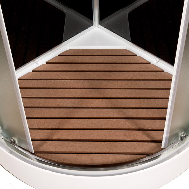 D01 Душевая кабина DETO Серия D B01S BLACK - Вид №1