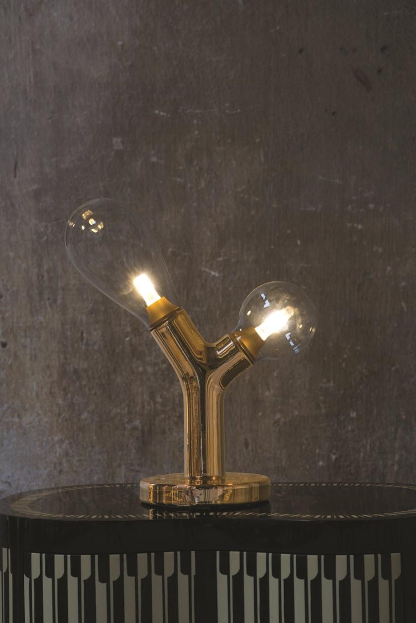 Scarlet Splendour Керамическая светодиодная настольная лампа Luce naga sun-id-1411066 - Вид №1