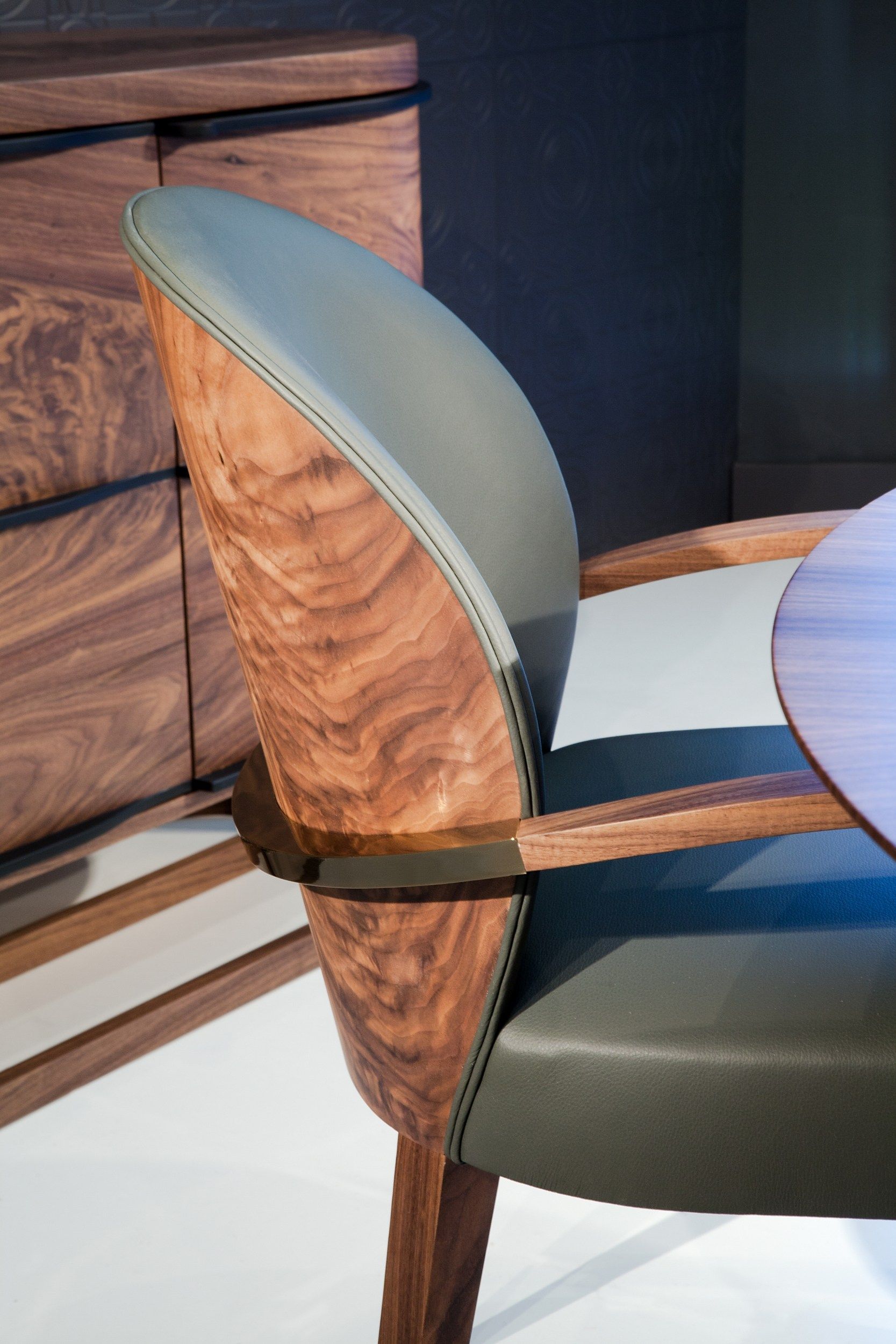 Кожаный мягкий стул Mobi RITA ARCH-00004214 - Вид №1