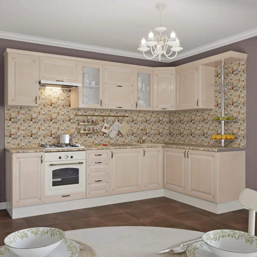 Дверь для шкафа Delinia «Ницца» 80x35 см, МДФ, цвет светлый ясень STLM-2084914 - Вид №2