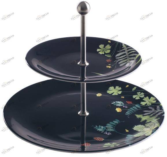 327812A50663C Луна луговой ETAGERE миди 2-х частей черно-синий Kahla-porzellan 