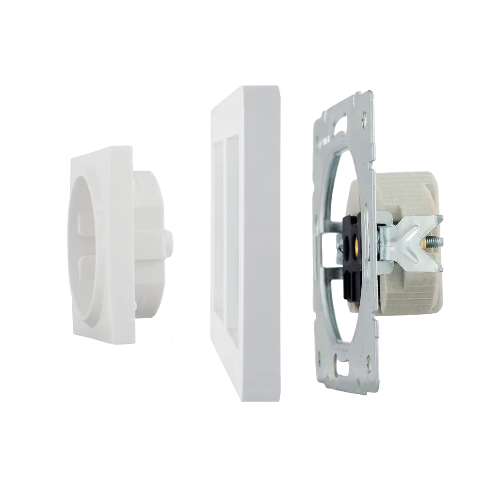 Systeme Electric W59 Deco - двухместная рамка для розеток и выключателей белого цвета 82593331 STLM-0030824 - Вид №3