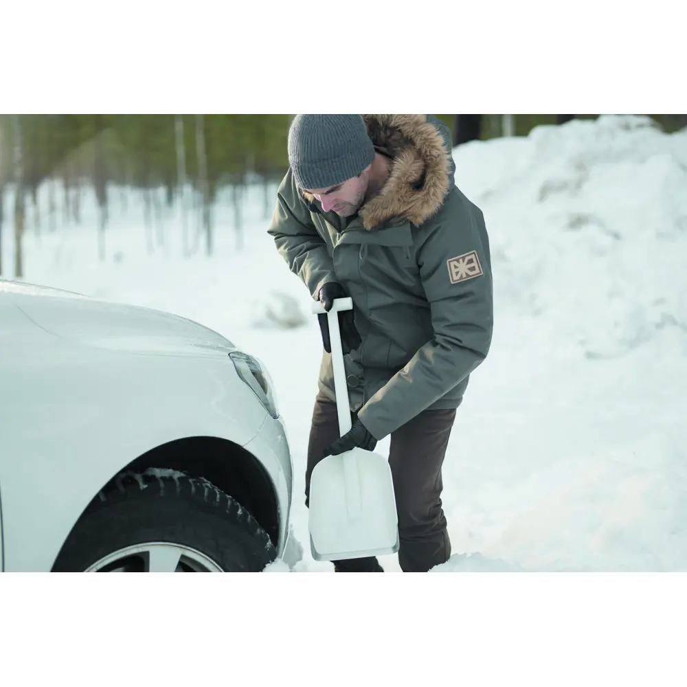 Лопата автомобильная для уборки снега FISKARS SnowXpert, нержавеющая сталь 17908205 STLM-2140660  - Вид №6