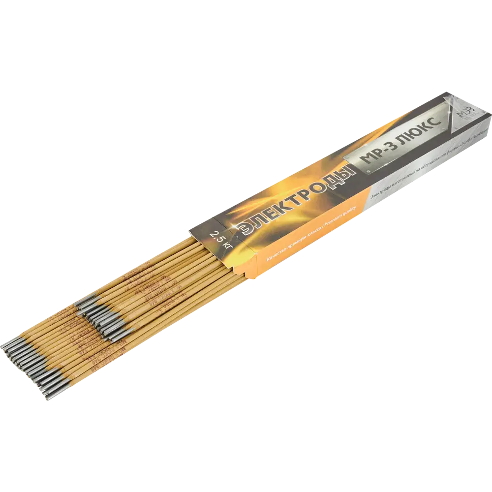 Электроды сварочные МЭЗ Люкс МР-3 для стальных конструкций 85857523 STLM-0840382 - Вид №1