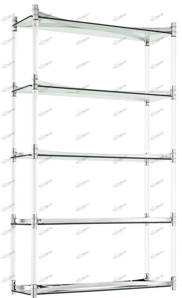 Стеллаж металлический серебряный Trento от Eichholtz EICHHOLTZ EICHHOLTZ 062483 Серебро 