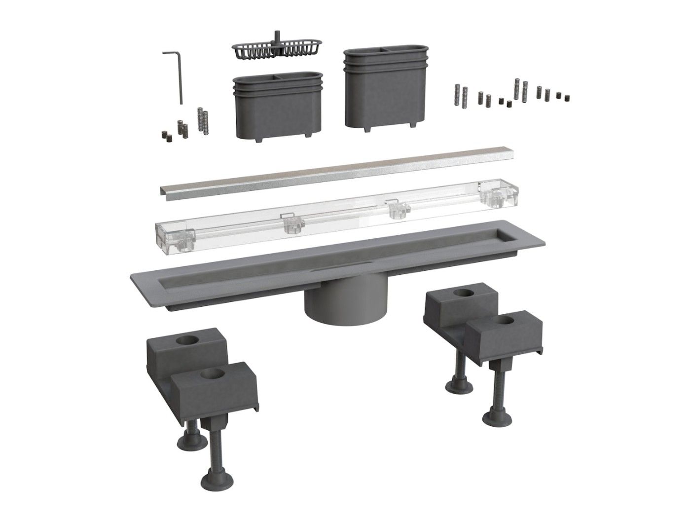 Слив для душа из нержавеющей стали Bonomini Canalissima ARCH-00126614 - Вид №1