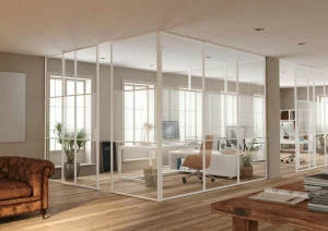 FOA Раздвижная дверь с неподвижной стеклянной стенкой Factory