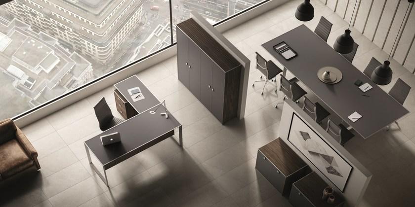 IFT Угловой стол из алюминия и стекла 45/90 sun-id-1446071 - Вид №6