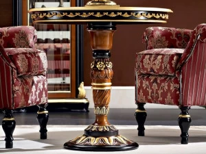 Modenese Gastone Круглый деревянный стол для гостиной Bella vita