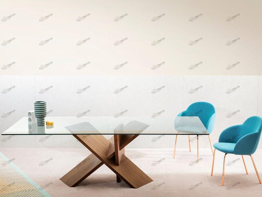 Miniforms Прямоугольный стол из закаленного стекла sun-id-1486258