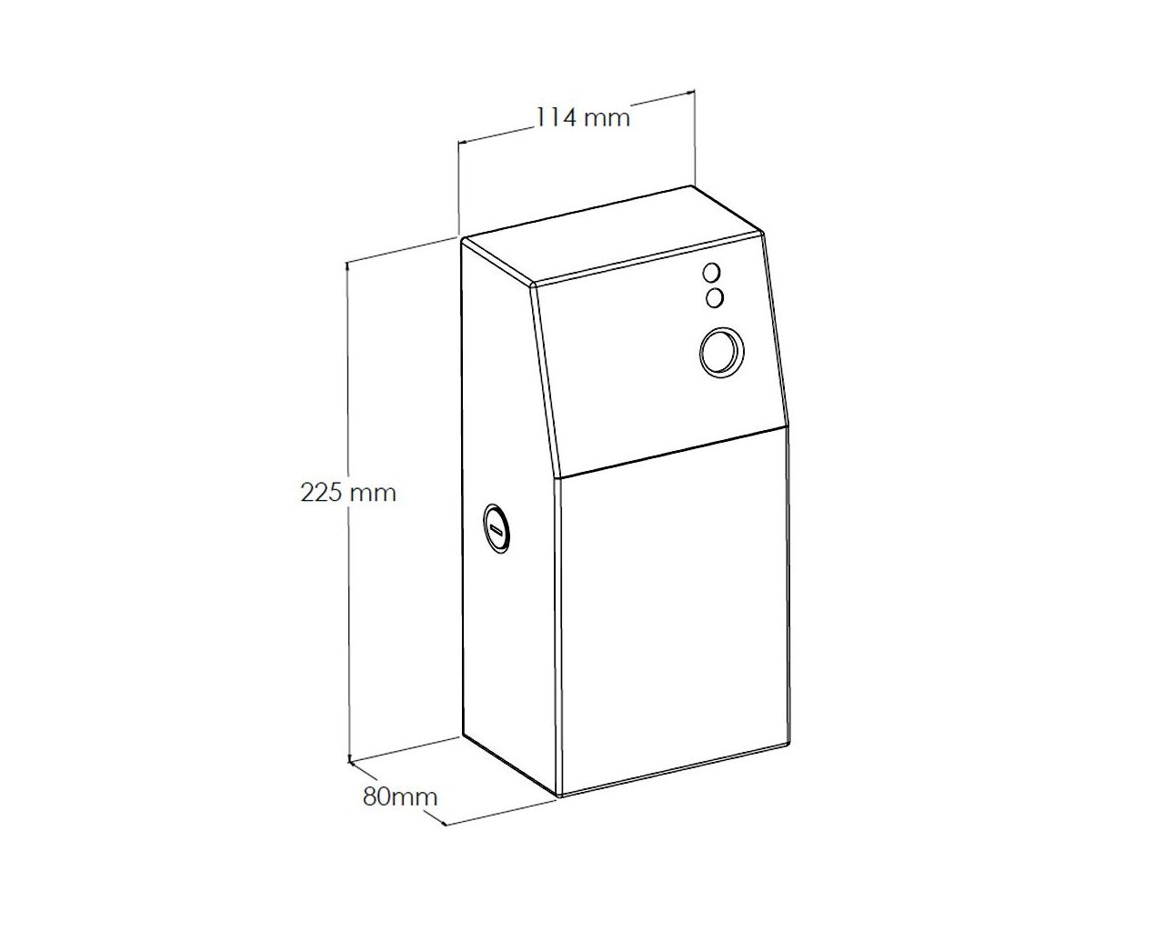 GSC018 Корпус освежителя воздуха STELLA BLACK LINE, черный Merida  - Вид №2