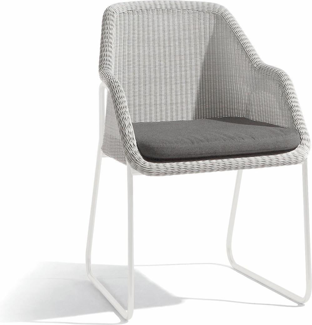 Стул белый шнур 2мм белый Manutti Mood MNST631