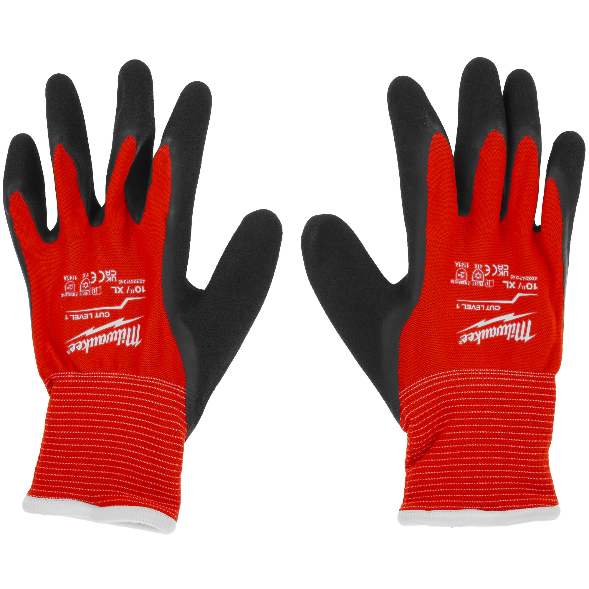 Перчатки трикотажные Milwaukee Winter Cut level 1/A 10/XL 5631859 STDN-0040856