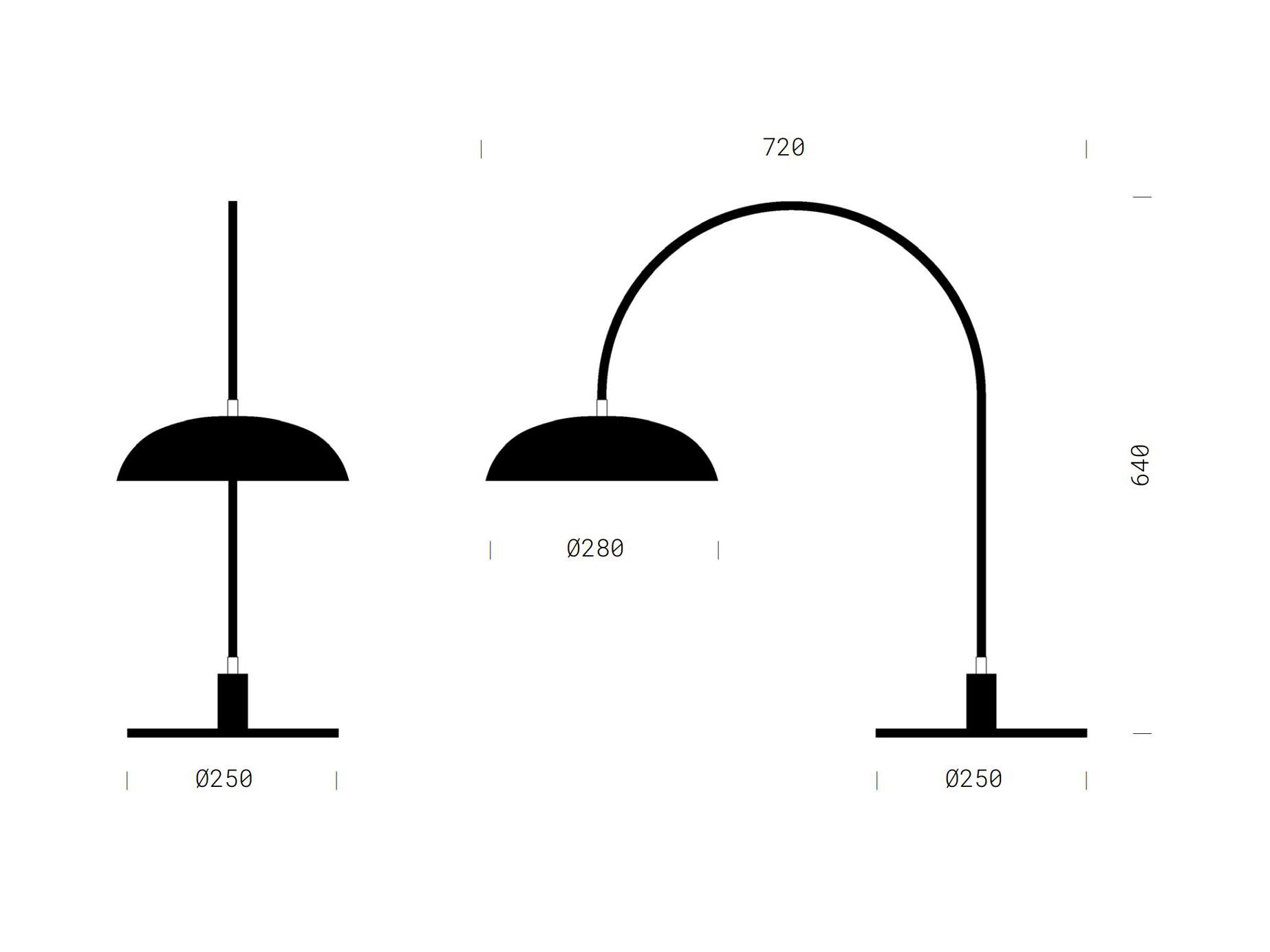 Светодиодная настольная лампа с диммером Renzo Serafini STUDIO 23 ARCH-00121673 - Вид №5