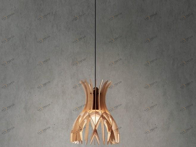 BOVER Led подвесной светильник из дерева Dome S/20