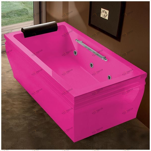 Ванна с гидромассажем розовая Gruppo Treesse Blanque 1810 SXSTXV161BR