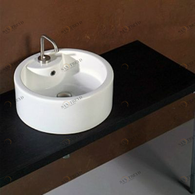 41810 Накладная раковина на столешницу  овальная Santreyd 