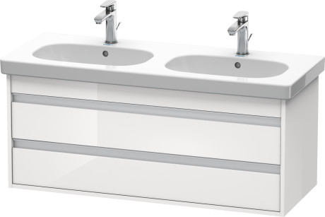 KT664907575 Тумбочка подвесная Ketho #KT6649 1150 x 455 мм Лен, декор Duravit - Вид №2