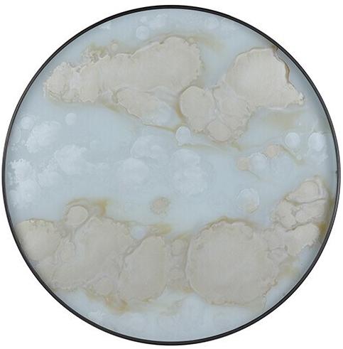 Ethnicraft Круглый поднос из дерева и стекла Classic 20361 - Вид №1