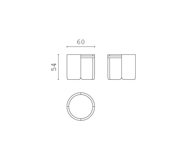 Круглый деревянный журнальный столик CPRN HOMOOD Shapes 2025 ARCH-00105315 - Вид №2