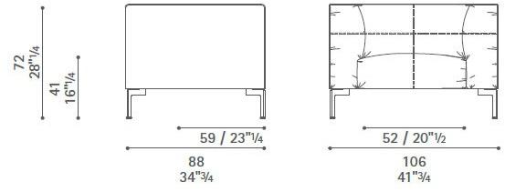 Poltrona Frau Клубное кресло La collezione - divani e poltrone sun-id-1387077 - Вид №2