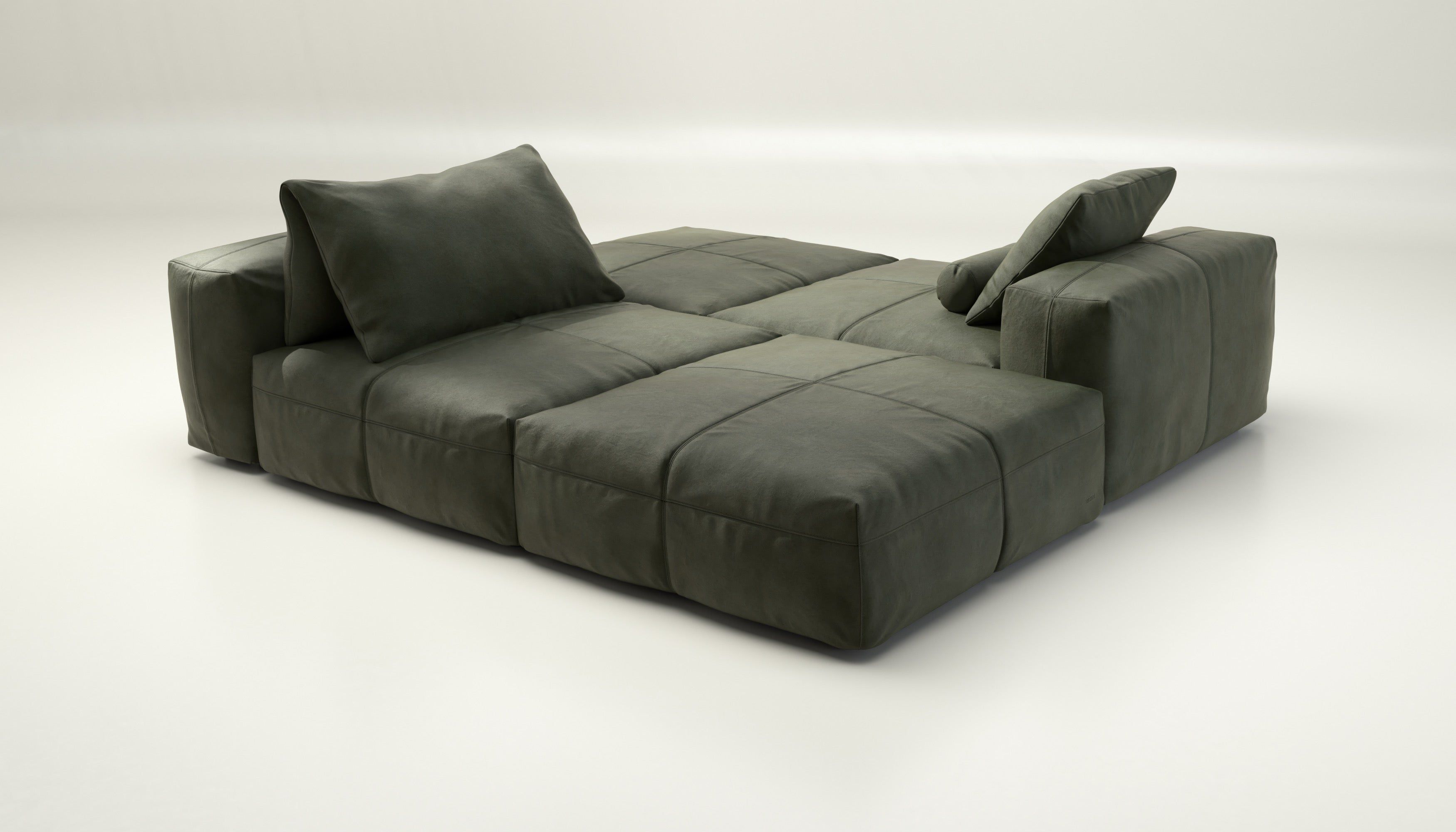 Кожаный модульный диван vetsak Leather ARCH-00066627 - Вид №7