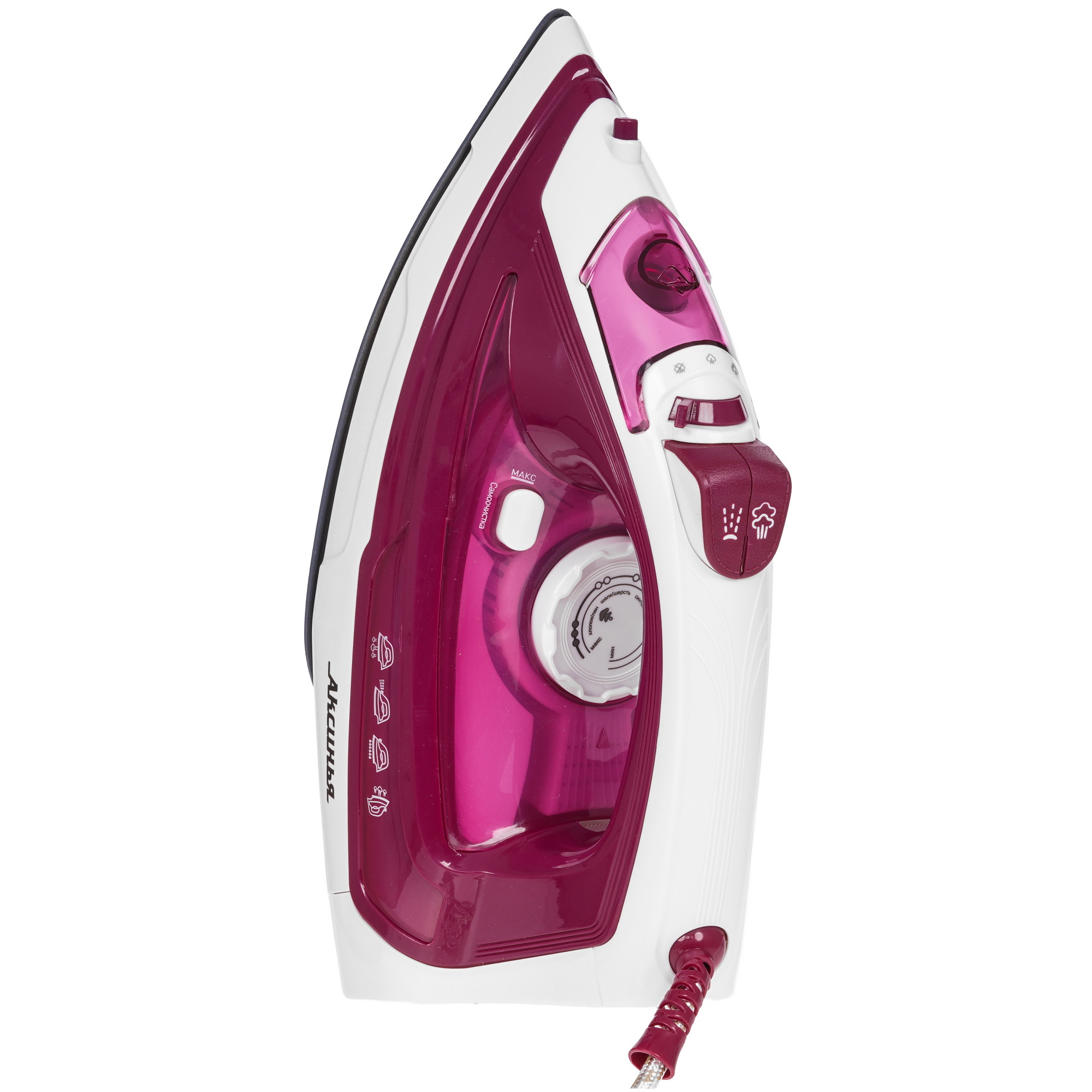 9235590 Утюг АКСИНЬЯ КС-3005 белый STDN-0106316