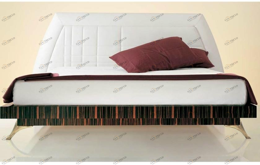 OAK Двуспальная кровать с мягким изголовьем Percorsi sun-id-1433612