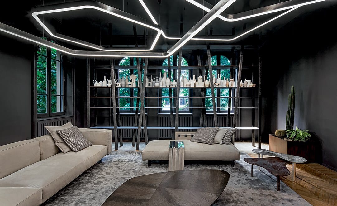 Оловянный книжный шкаф с деревянными полками Henge WEB ARCH-00083182 - Вид №26