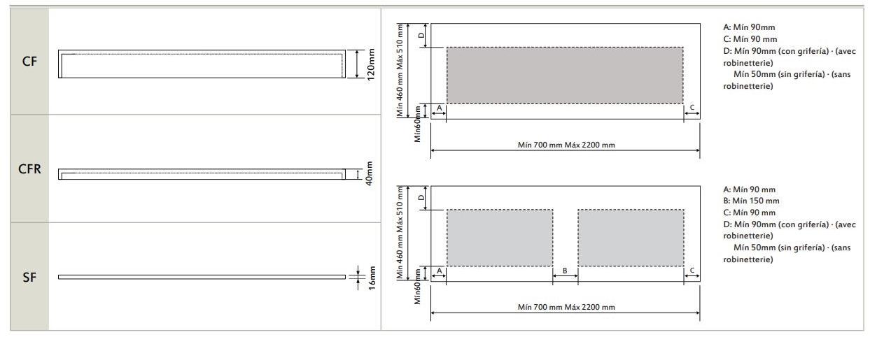 Acquabella Акрон © столешница для умывальника sun-id-1459424 - Вид №5