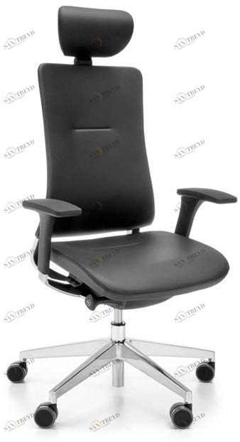 profim Кресло для руководителя с регулируемой высотой из кожи с 5 спицами Violle sun-id-1507533