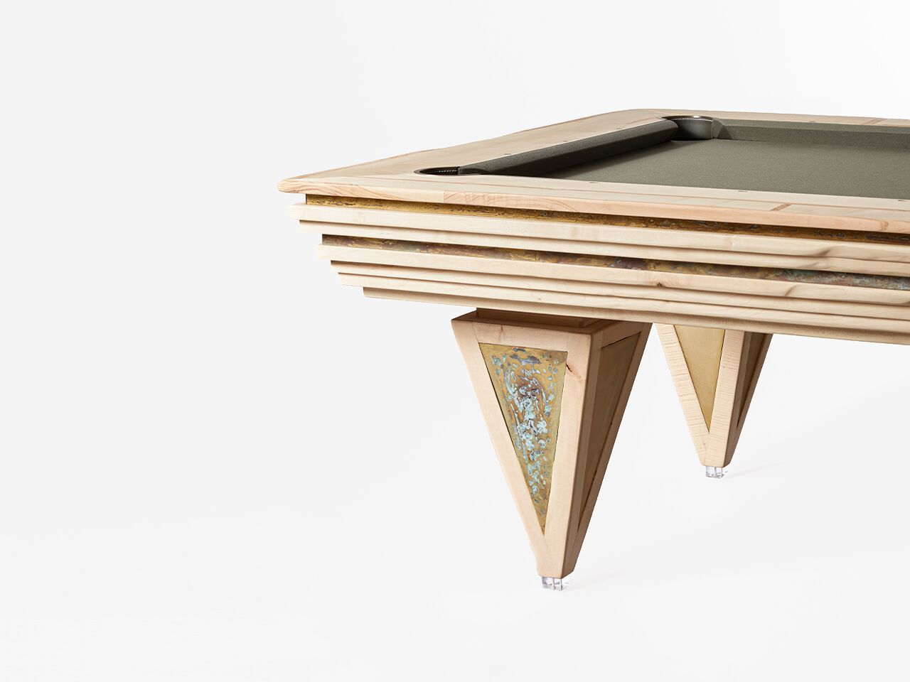 Деревянный прямоугольный бильярдный стол Hermelin biliardi игровые столы Limited Edition ARCH-00142360 - Вид №2