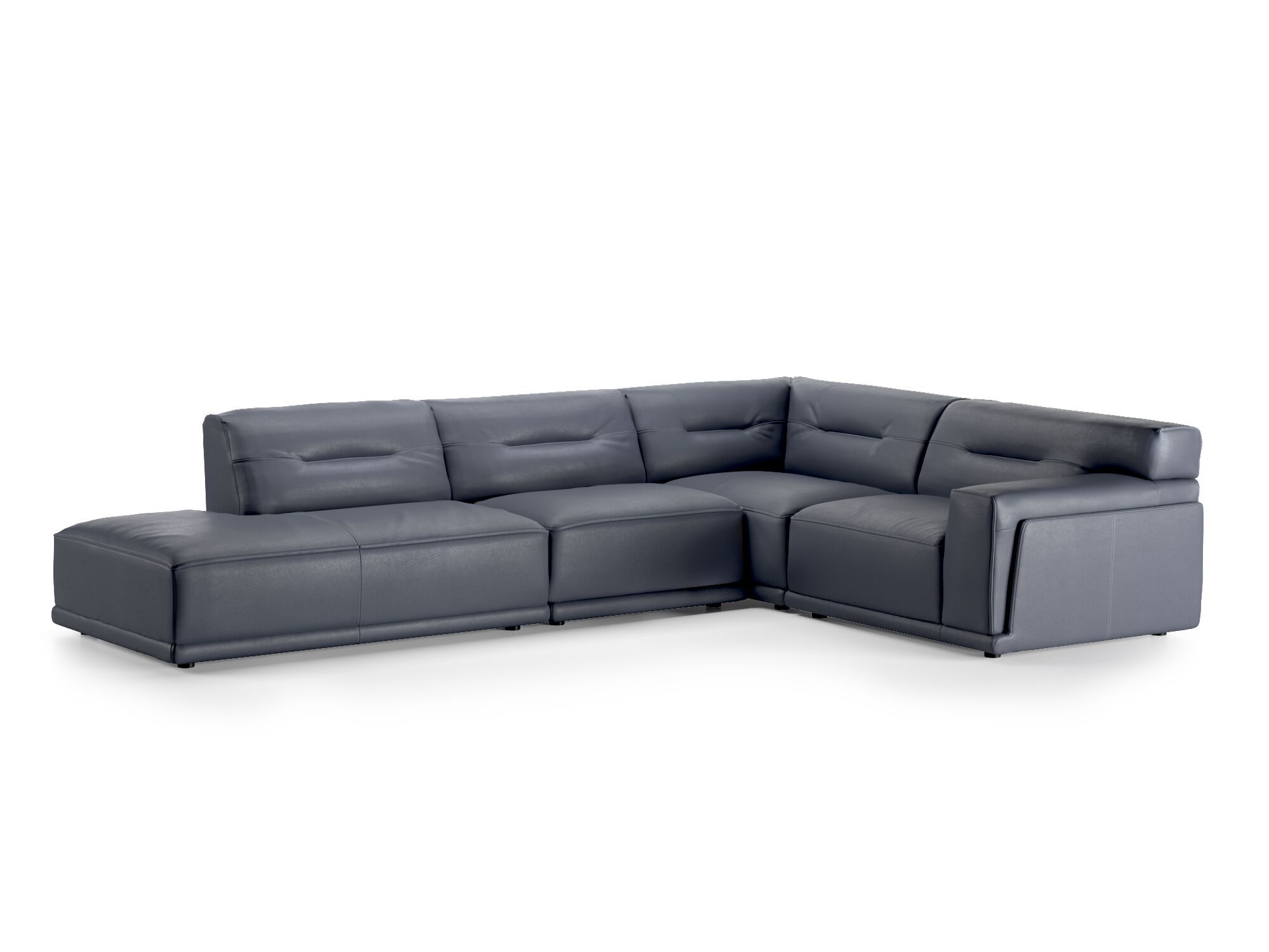 Кожаный угловой диван Natuzzi Italia Dorian ARCH-00052311