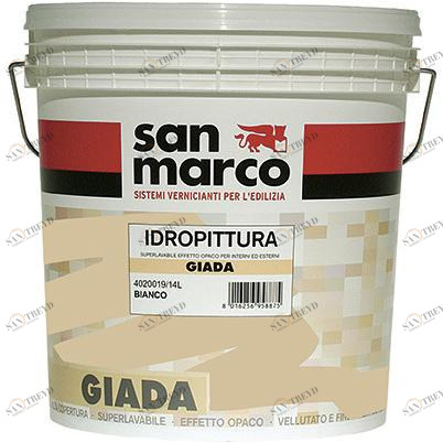 San Marco Сверхмощная краска на водной основе с бархатисто-матовым эффектом sun-id-1399838