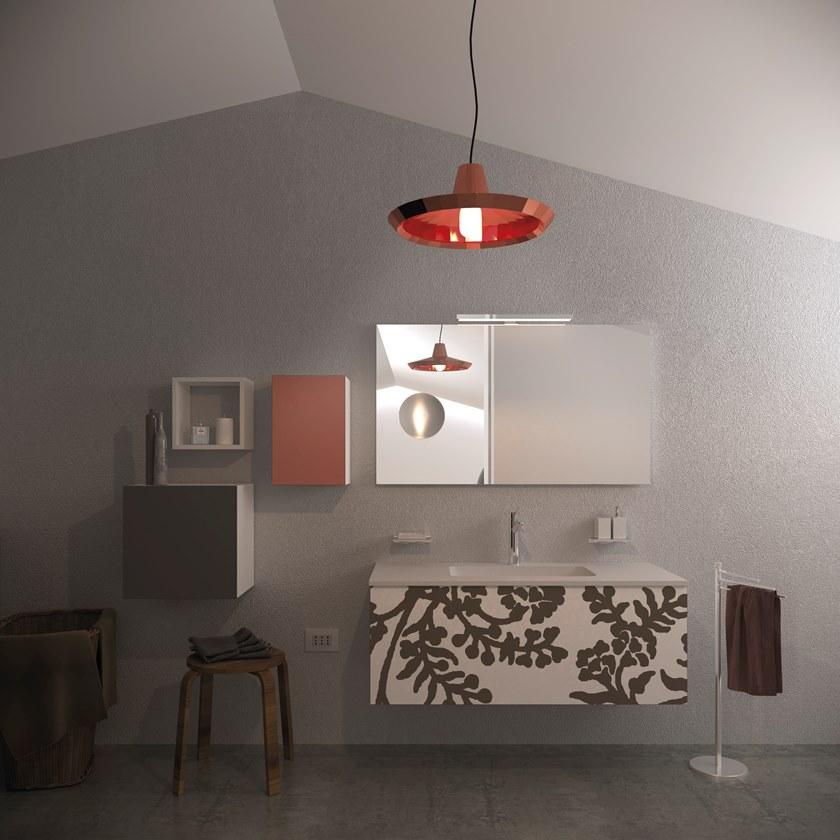 De Rosso Тумба для ванной комнаты со встроенным умывальником из HPL и солягеля Dr-one sun-id-1348644 - Вид №3