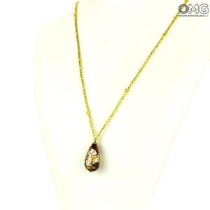 4764 ORIGINALMURANOGLASS Ожерелье с венецианскими бусинами Zattere 170 см