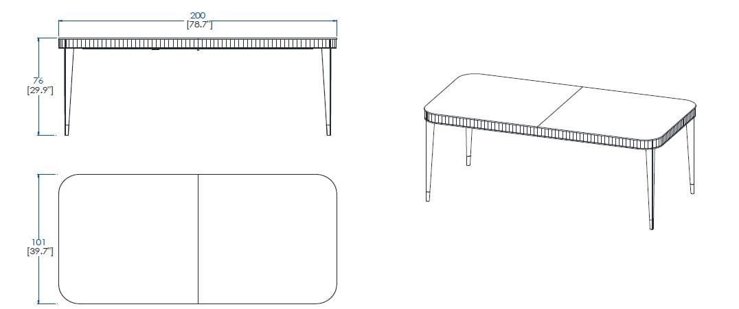 Прямоугольный вишневый стол и мраморная столешница ROCHE BOBOIS Eden-Rock ARCH-00078506 - Вид №5
