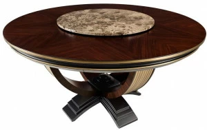 A.R. Arredamenti Круглый стол с ленивой сьюзан Oliver Ol05